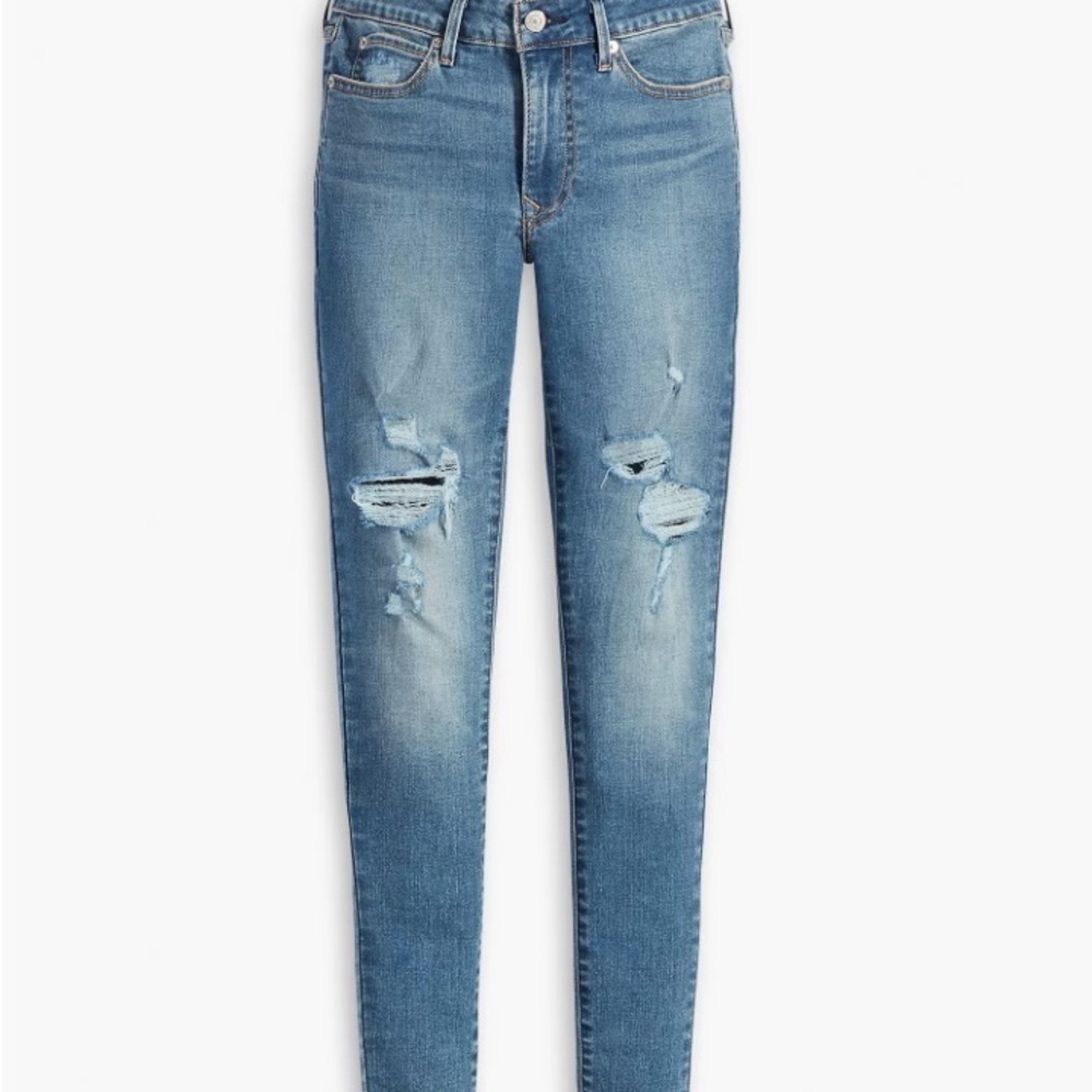Levi’s 711 Skinny Distressed Jeans | Size 30 | Excellent Condition - Picture 4 of 4